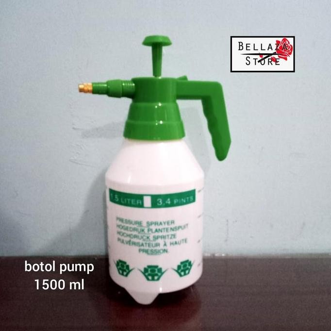 Top Sale - Botol Spray Pump Hijau 1500 Ml / Botol Semprot Pompa