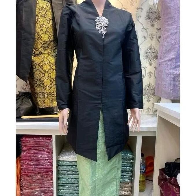 Atasan kebaya saja / Kebaya Tunik Melayu Jumbo ld120cm / Baju Kebaya Kondangan Modern / Kebaya Floy 