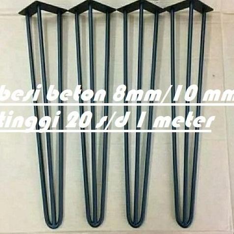 Stok Sj Besi Beton Sertifikat/Hairpin Legs Harga 1 Pcs /Kaki Meja Industrial/Kaki Meja/Kaki Kursi/Ka