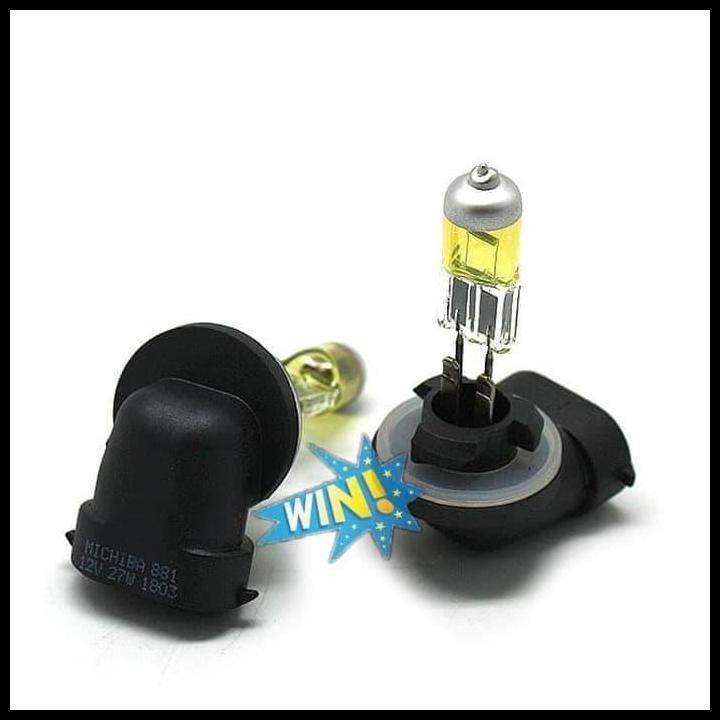 DISKON BOHLAM MOBIL MICHIBA 881 HALOGEN XENON H27.SOKET SIKU-PUTIH 