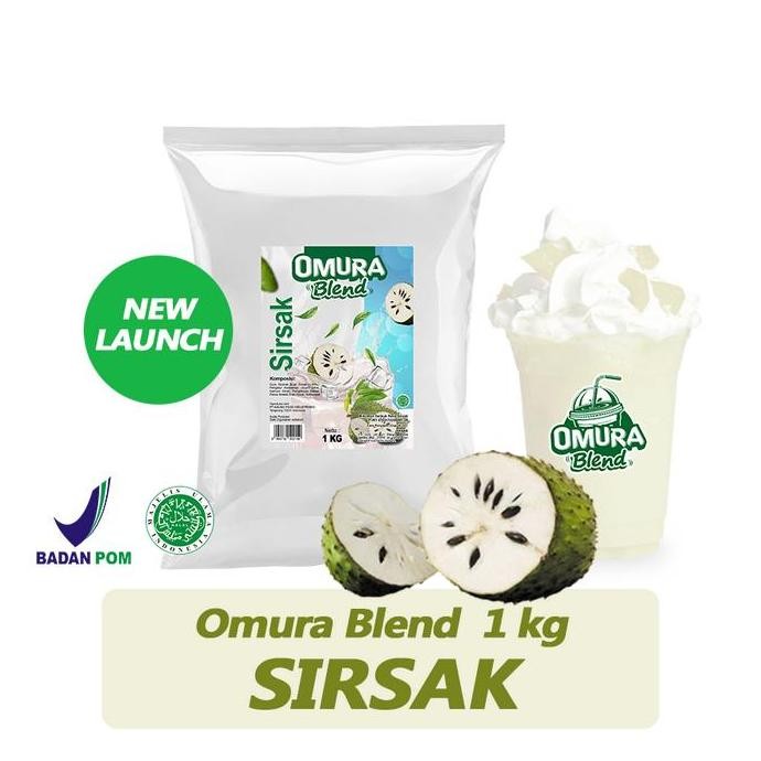 

Original Omura Powder Drink Sirsak 1 Kg - Bubuk Minuman Rasa Sirsak Premium