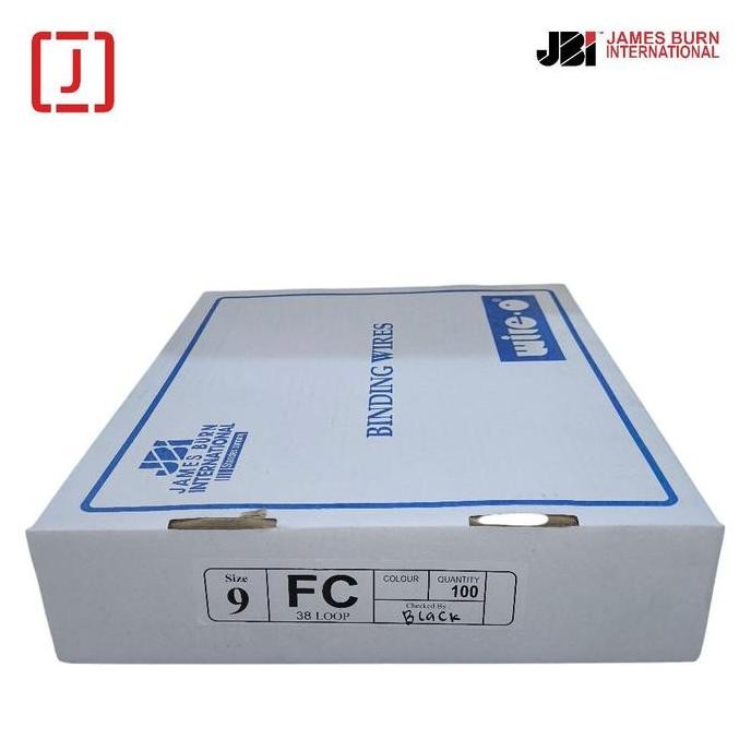 

Promo Spiral Kawat F4 3:1 No. 9 (9/16") JBI - Hitam (Box Isi 100 Batang) COD