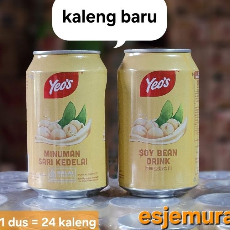 

Yeos Soy Bean Soya Bean Susu Kedelai Per Dus Isi 24 Kaleng