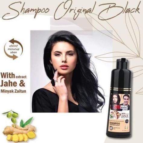 Terbaru GO Cultusia Shampoo 160ml Original Black - Cat Rambut Herbal Cepat Hitam Permanen