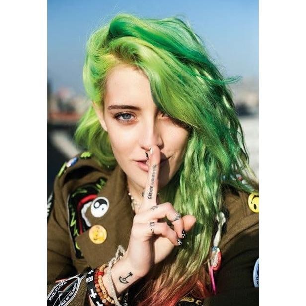 Ready COLORE FRESCO JOKER  CAT RAMBUT HIJAU NEON BAHAN DASAR AIR TANPA TAMBAHAN DEVELOPER