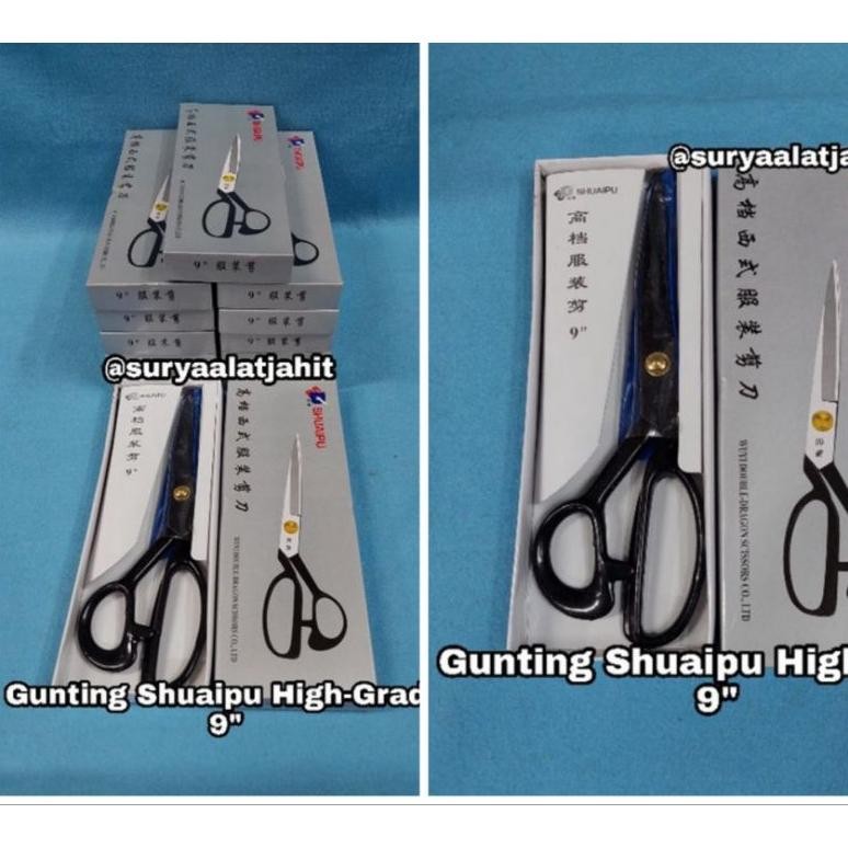 

Gunting Shuaipu 9in gagang lapis karet hitam =rp.58.500/1pcs RB3