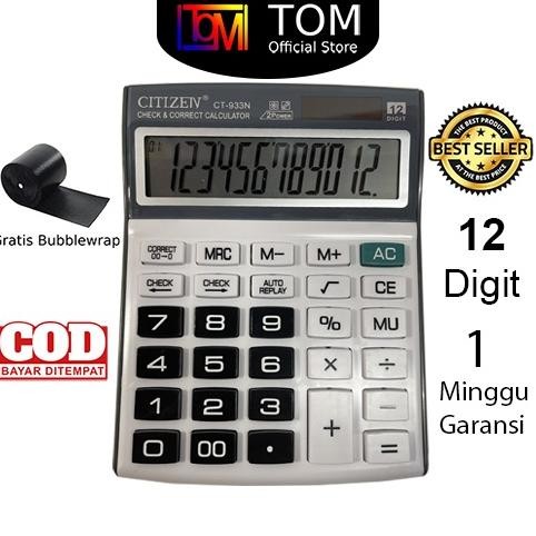 

Kalkulator CT-933N 12 Digit - Calculator Check Dual 2 Power RB2