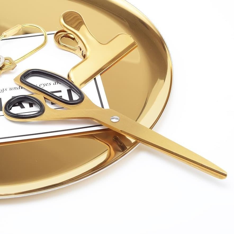 

Gunting Emas Fancy Gold Scissor High Quality Property Foto Aesthetic - Gunting Gold Dekorasi Serbaguna Stainless Steel RB2