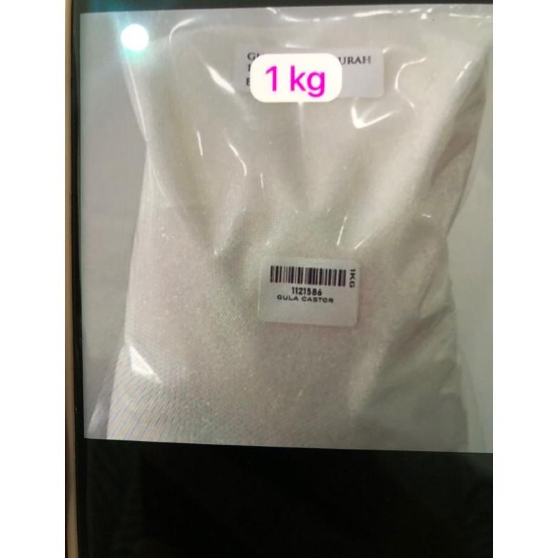 

GULA CASTOR ECER 1KG , GULA PASIR PUTIH DENGAN BUTIRAN KECIL COCOK U/BAHAN BAKING KUE KERING DAN CAKE Nugi