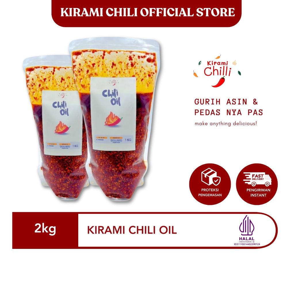 

Chilli Oil 2kg Halal Pedas Tahan Lama Nugi