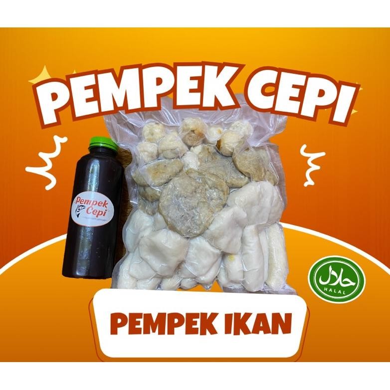 

20 Pcs Pempek Palembang Empek Pempek Ikan Mix / Campur Free Cuko Nugi