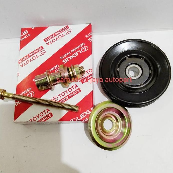 Baru Pulley Ac Kijang Super 5K + Pulley Setelan Fanbelt Kijang 5K Original