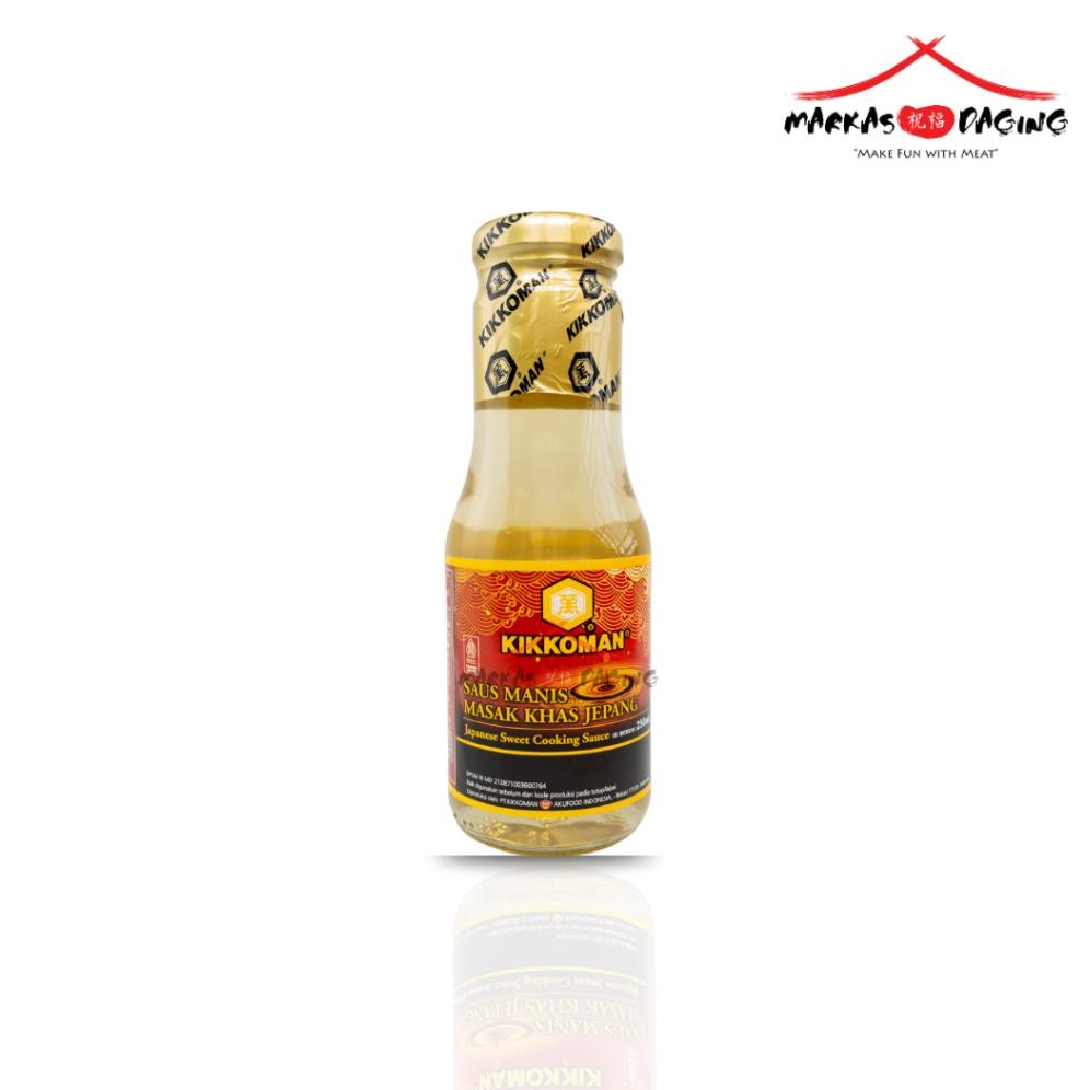 

KIKKOMAN JAPANESE SWEET COOKING MIRIN HALAL KEMASAN BOTOL BELING 300gr - Markasdaging Nugi