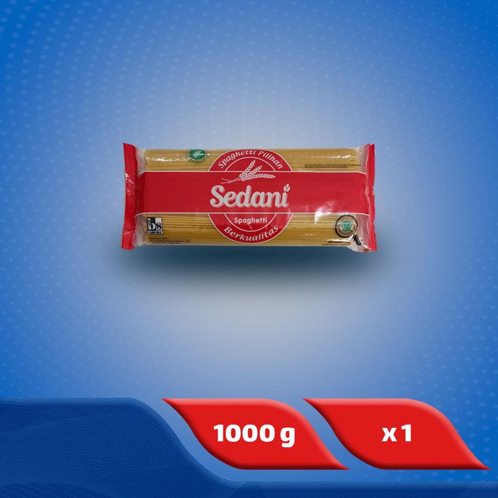

Sedani Pasta Spaghetti 1 Kg Gandum Pilihan Nugi