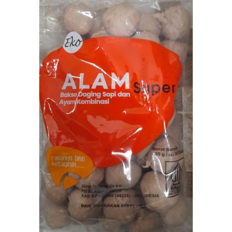 

Baso Sapi Alam Super Enak Isi 50 Butir Halal Nugi