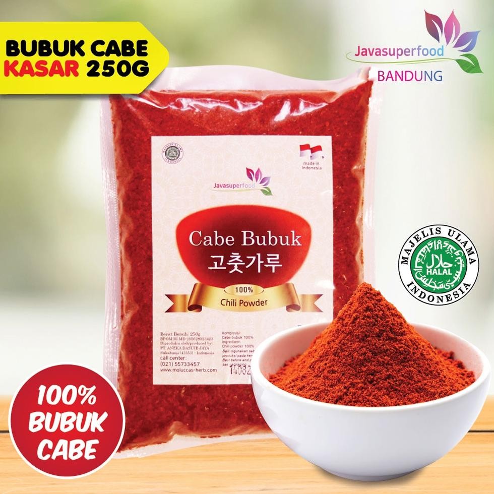 

BUBUK CABE / CHILI POWDER KASAR KOREA 250 GRAM Nugi