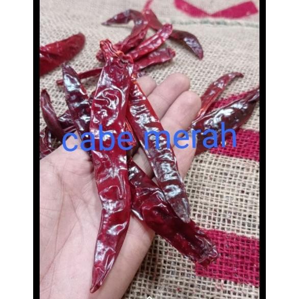 

1kg CABE MERAH KERING TANPA TANGKAI TIDAK PEDAS KUALITAS BAGUS Nugi