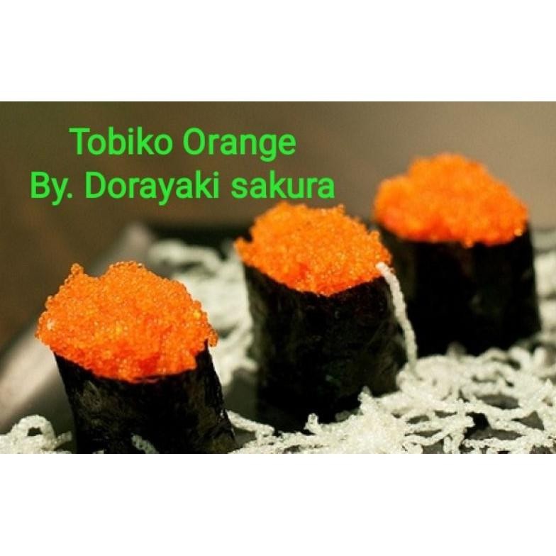 

Termurah !! Tobiko Orange 500gr l Telur Ikan Flying Fish Roe 100gr 50gr Premium Japanese Food Restoran Nugi
