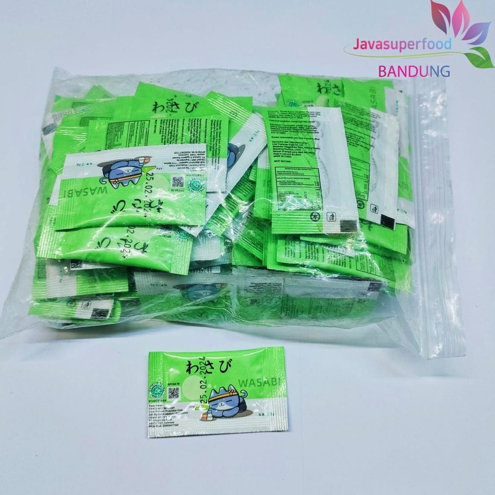 

WASABI SACHET 2.5g HALAL ( ISI 100 PCS ) Nugi