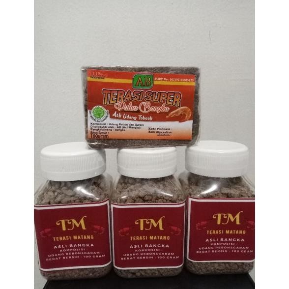 

Terasi Matang Sangrai Asli Bangka Toboali (super AB) Nugi