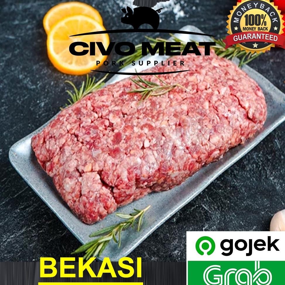 

Jual Daging Babi Giling / Pork Minced (Daging Paha Giling) 500gr Nugi