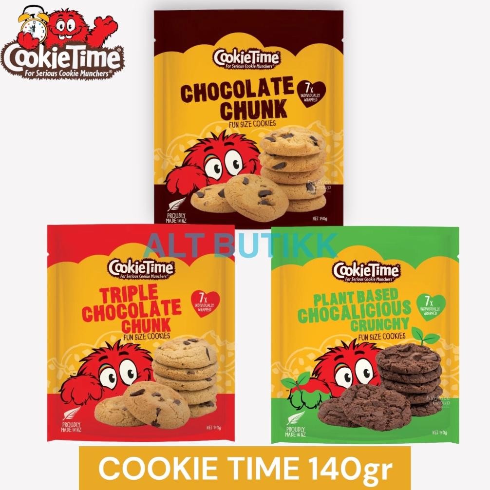 

READY STOCK COOKIE TIME 140 GR | CHOCOLATE CHUNK COOKIES | COOKIETIME NEW ZEALAND