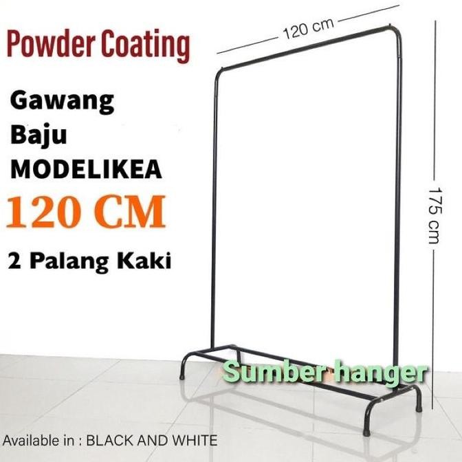 Gawangan baju minimalis 120cm | gawang gamis | gawang baju modelkia