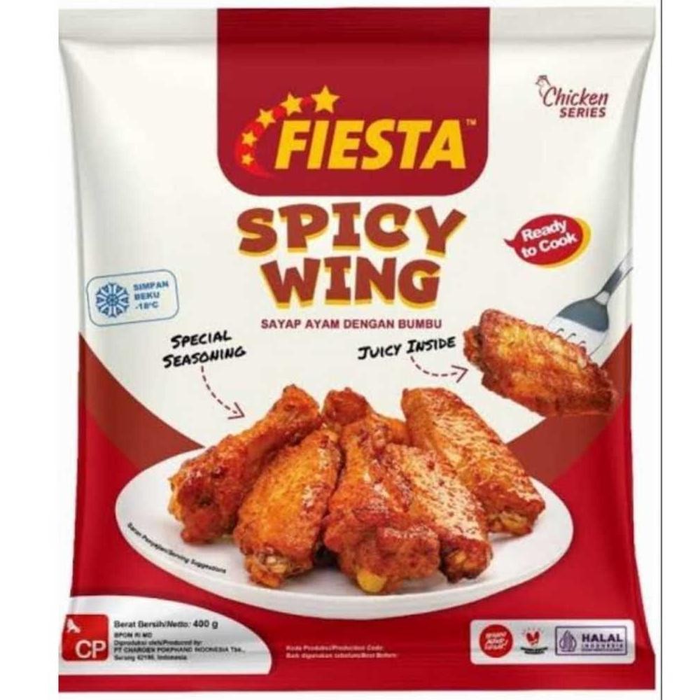 

Fiesta Spicy Wing 400gr Sayap Ayam Berbumbu Nugi