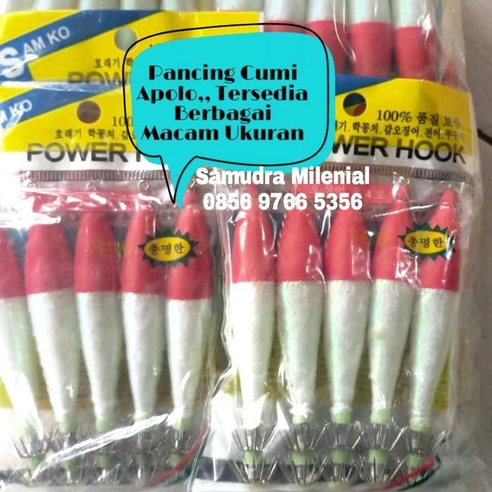 Umpan Pancing Cumi Apolo No 4 Kilap