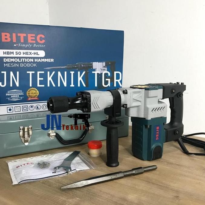 Mesin Bobok Beton Bitec Hbm 50 Hex Demolition Hammer Hbm50Hex