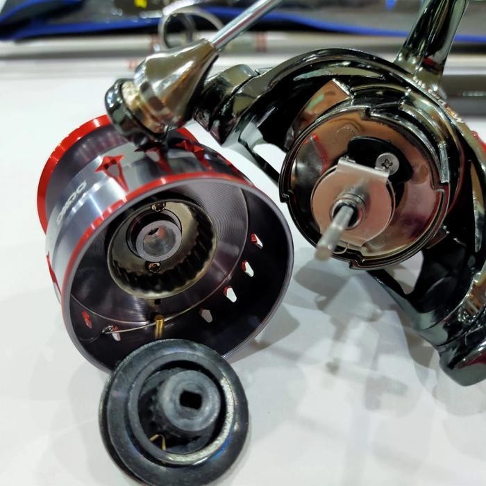 Reel Pancing Power Handle Daido Trisula Sw 1000-6000 Aluminium Body