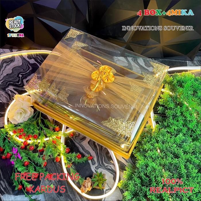 

Bis Kotak Seserahan Pernikahan Lamaran Wedding Engagement Tipe Tile Satin Untuk Hantaran Pernikahan Wadah Hadiah Cream