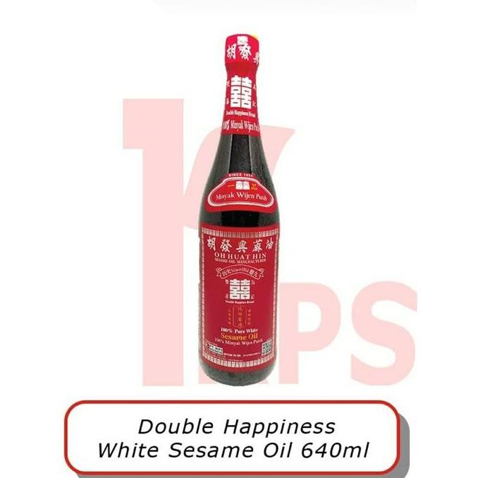 

Minyak Wijen Putih Oh Huat Hin 640Ml White Sesame Oil Double Happiness Diskon!