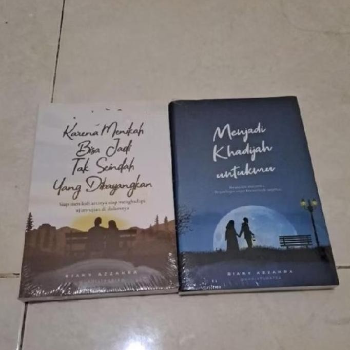 Menjadi Khadijah Untukmu, Karena menikah bisa jadi tak seindah yang di bayangkan paket 2 buku kakak