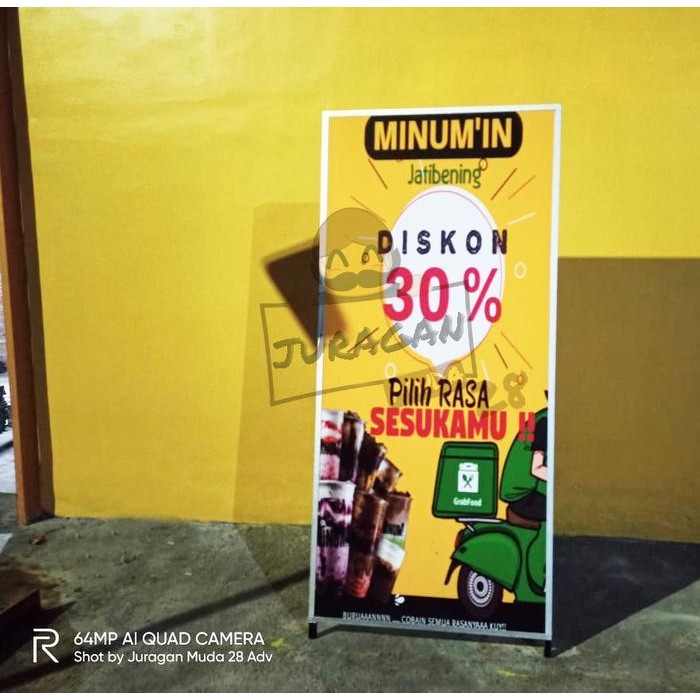 Kkim Standing Banner Besi Hollow