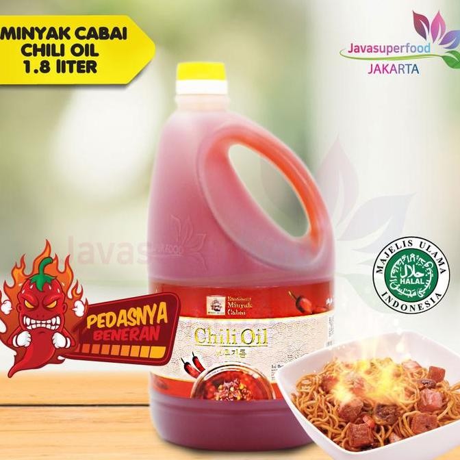 

Minyak Cabai Pedas 1.8 Liter | Chili Oil / La You Masakan Cina Diskon!