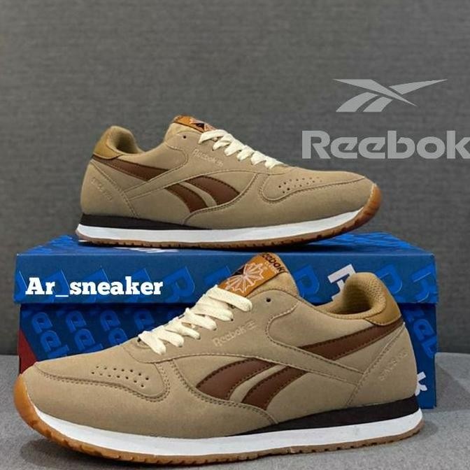 [ SHS store ] Sepatu Sneaker Rebook Classic Army Gum Import Made In Vietnam