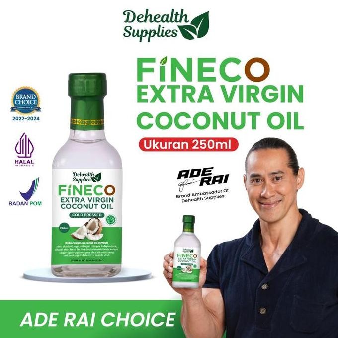 

Dehealth Fineco Extra Virgin Coconut Oil 250Ml - Vco Botol Kaca Diskon!
