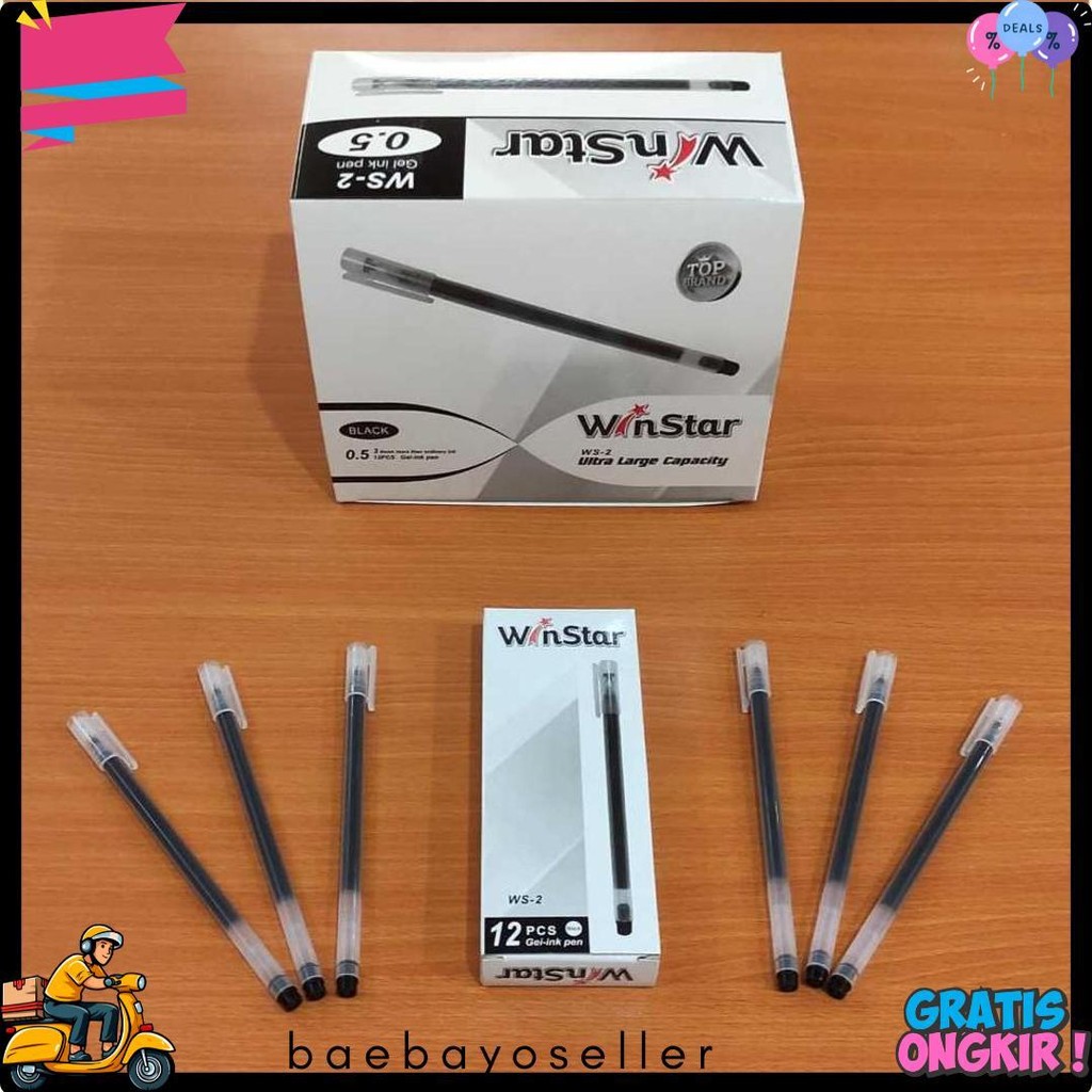 

(12Pcs) Pulpen Gel Safari Sf1120/ Sf1020 Eco Diskon Setengah Harga