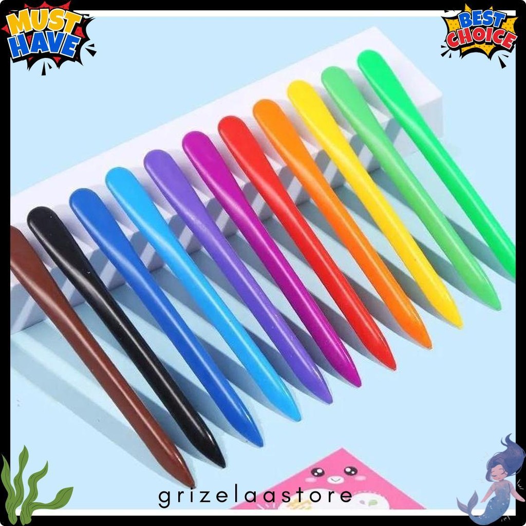 

Puluz High Quality Crayon Lab Non Toxic Crayon Triangular Crayon Lab Triangle Crayon Plastik Anti Kotor Tangan Diskon Setengah Harga
