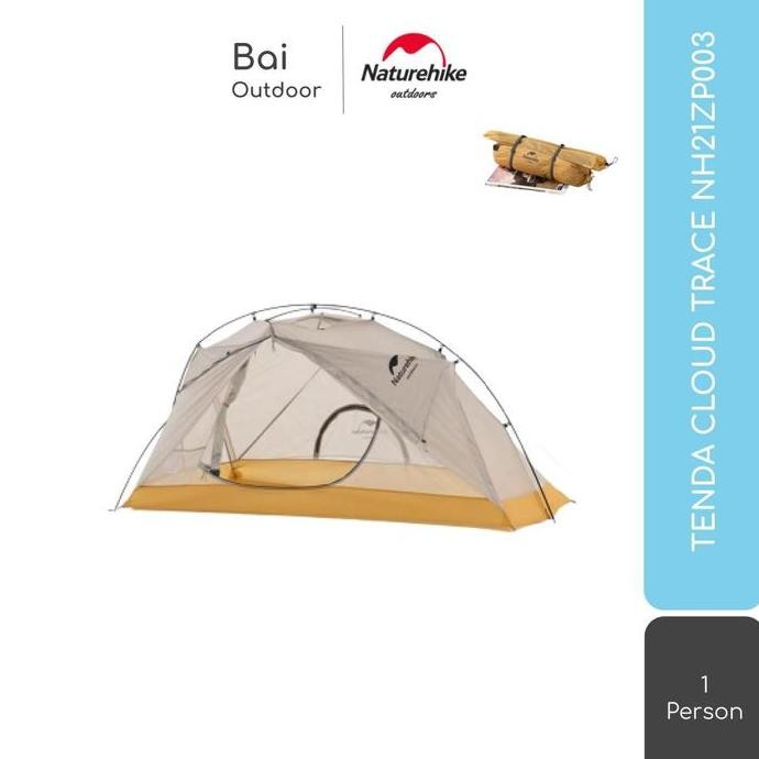 Terbaru Tenda Cloud Trace Ultralight 1 Orang Camping Naturehike Nh21Zp003