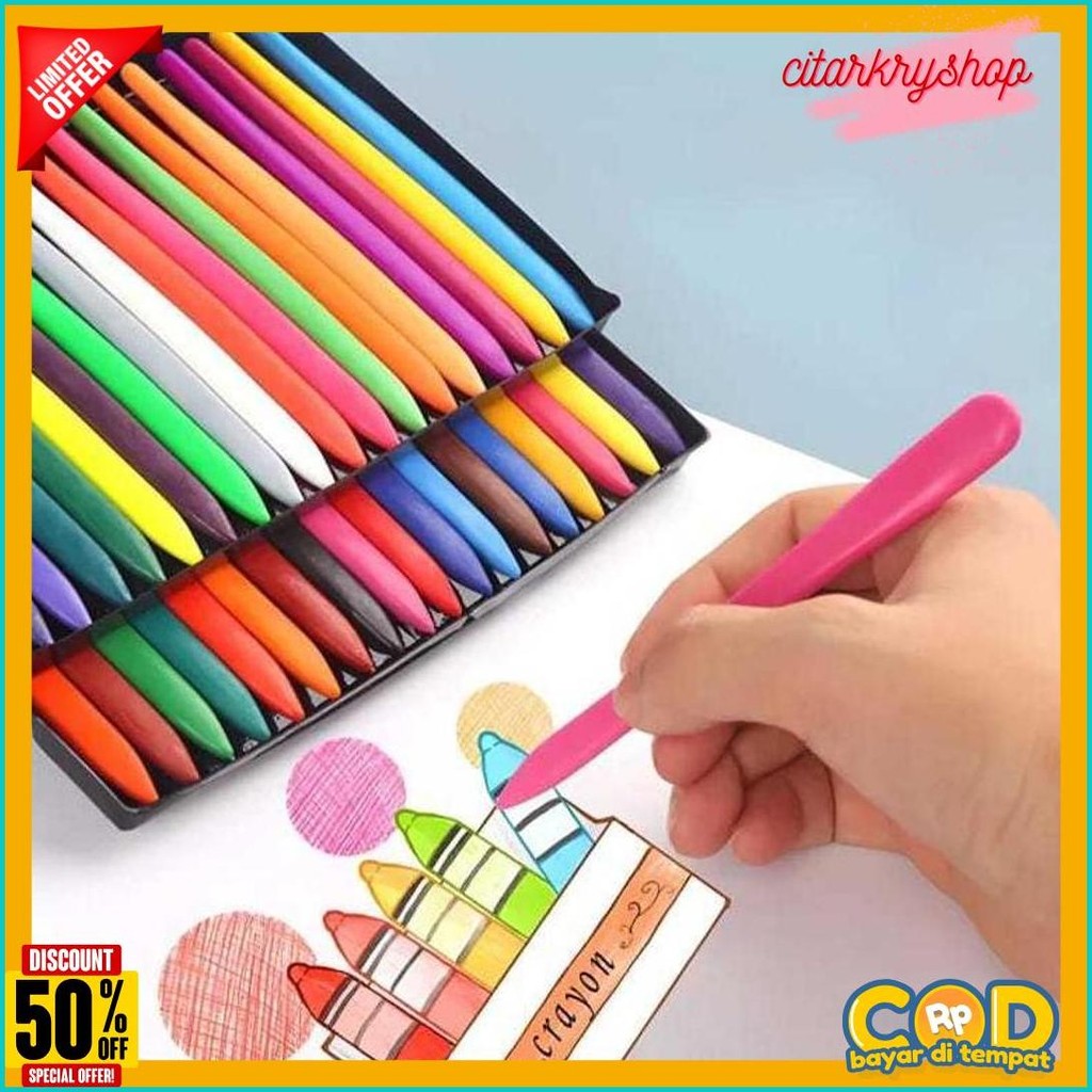 

Djb - Set Crayon Anak 36 Warna - Non Toxic, Anti Air, Pensil Warna Untuk Mewarnai Gambar Terlaris! Produk Ini Banyak Dicari