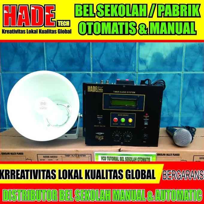 Bel Sekolah /Pabrik Otomatis Lengkap Nugi