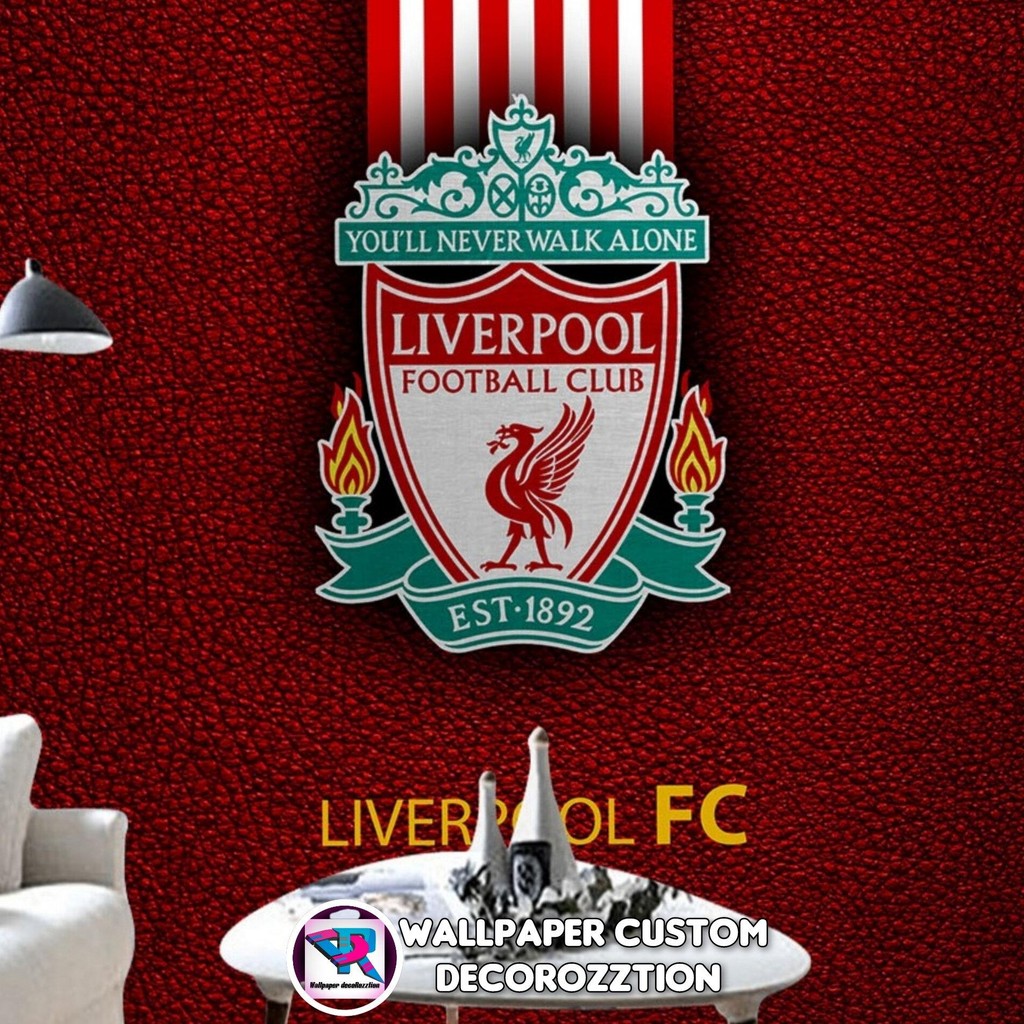 Wallpaper Dinding Custom 3D - Wallpaper Club Bola - Cetak Wallpaler Dinding 3D