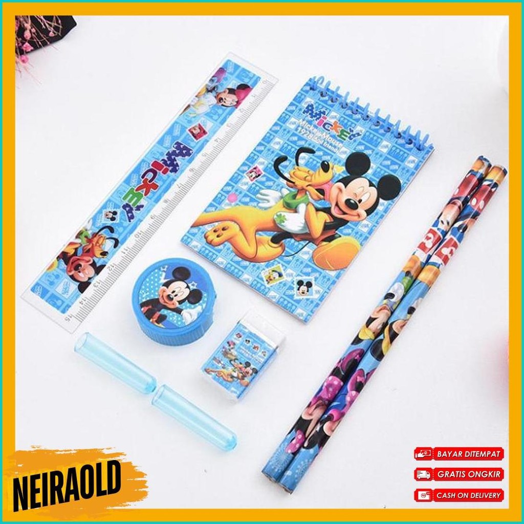 

Osm Jkt S5931 Stationary Set Karakter Kartun / Set Alat Tulis 8 In 1 / Set Alat Tulis Kartun Lucu / Stationery Set 8 In 1 Lucu Diskon Setengah Harga