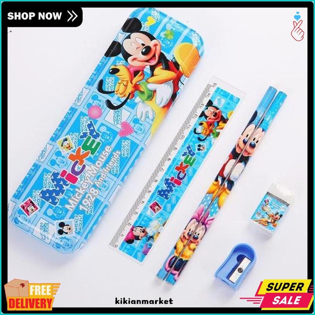 

Ijn Mini Stationery Set Alat Tulis Sekolah 6 In 1 Karakter Lucu Tempat Pensil Flash Sale! Diskon Hingga 70%