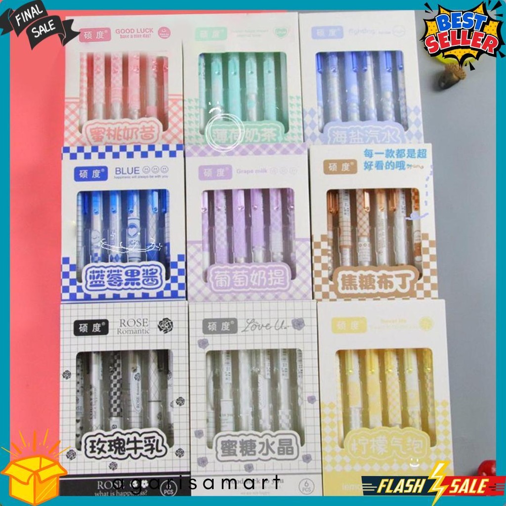 

Pulpen St Set 6In1 Motif Bunga 0.5Mm / Pena Mekanik Alat Tulis Perlengkapan Sekolah / Retractable Pen Karakter Set / Pulpen Cetek Import Stockami A69 Terlengkap Dan Termurah