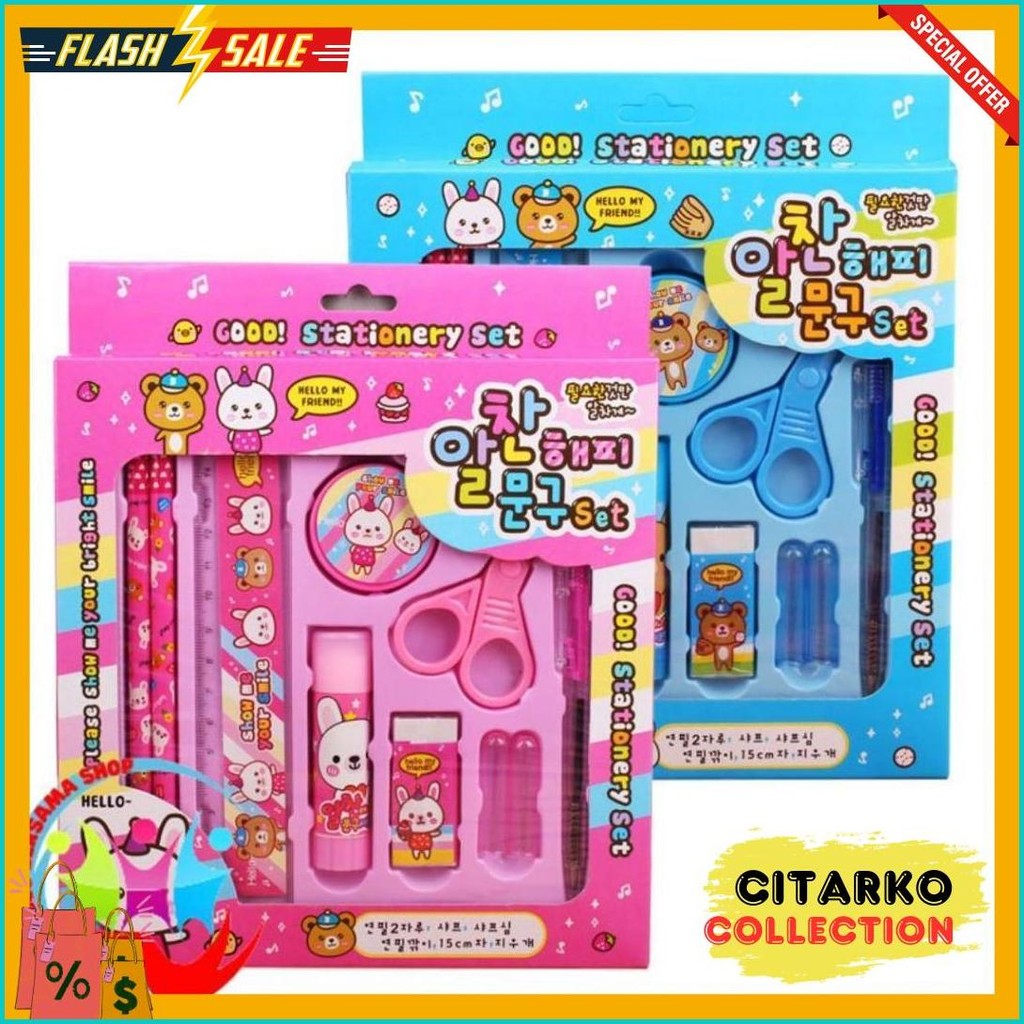 

Msbs Paket Alat Tulis Set 8In1 Stationery Set Study Set Anak Karakter Set Alat Tulis Anak Tk Diskon