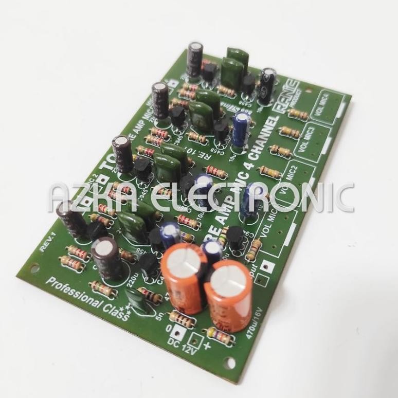 Baru - Kit Penguat Mic / Preamp Mic TOA 4 Channel ..