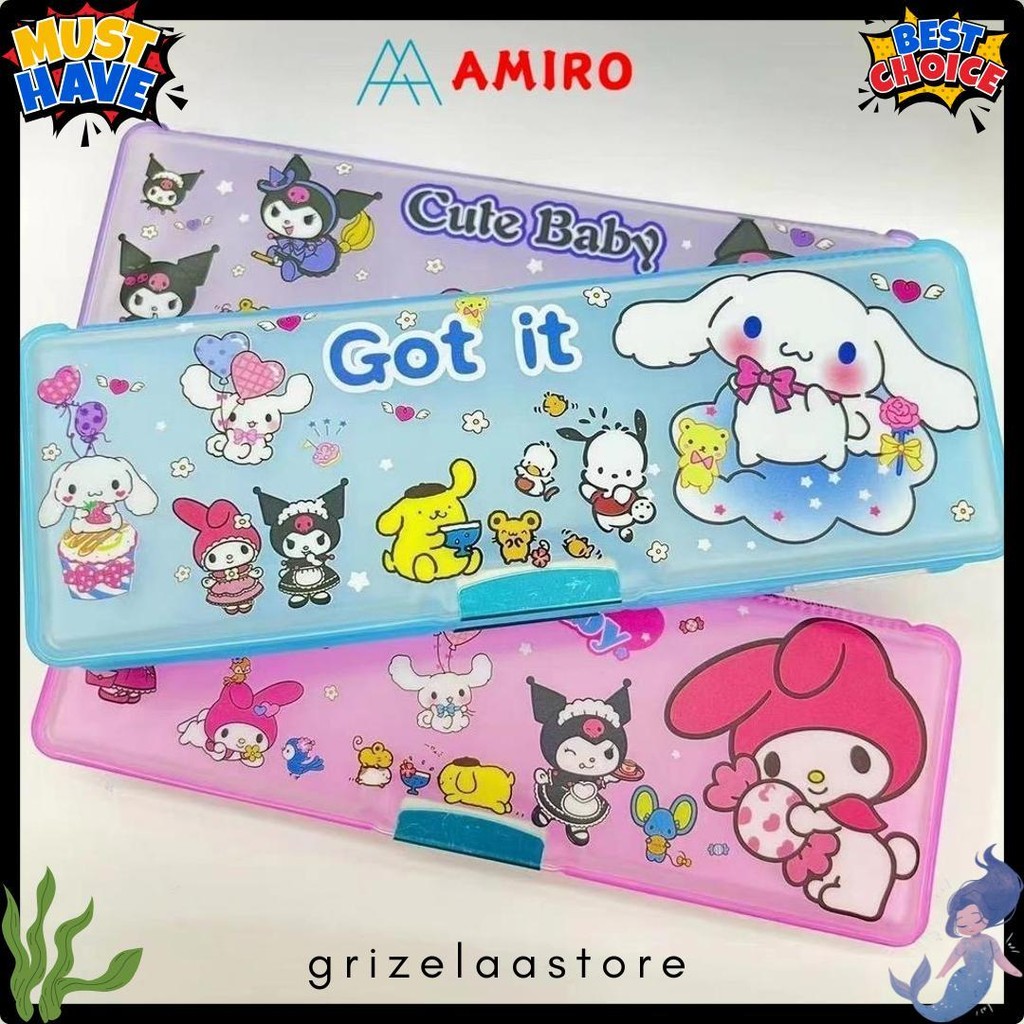 

Kotak Pensil Magnet Karakter 2 Sisi / Tempat Pensil Magnet Karakter Dengan Rautan Mini / Pensil Case Sanrio Kuromi Melody Diskon
